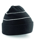 product image of Beechfield Enhanced-Viz Beanie in colour black photographed on a white background
