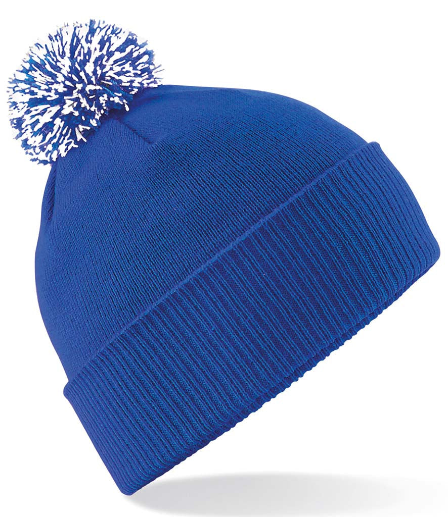 Beechfield Snowstar® Beanie Bright Royal & White