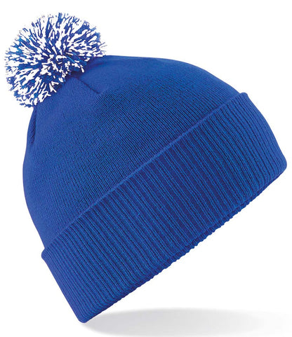 Beechfield Snowstar® Beanie Bright Royal & White