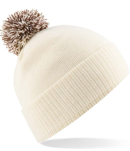 Beechfield Snowstar® Beanie Off White & Mocha