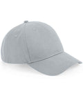 Light Grey Beechfield Organic Cotton 5 Panel Cap | Custom Embroidered | My Custom Beanie