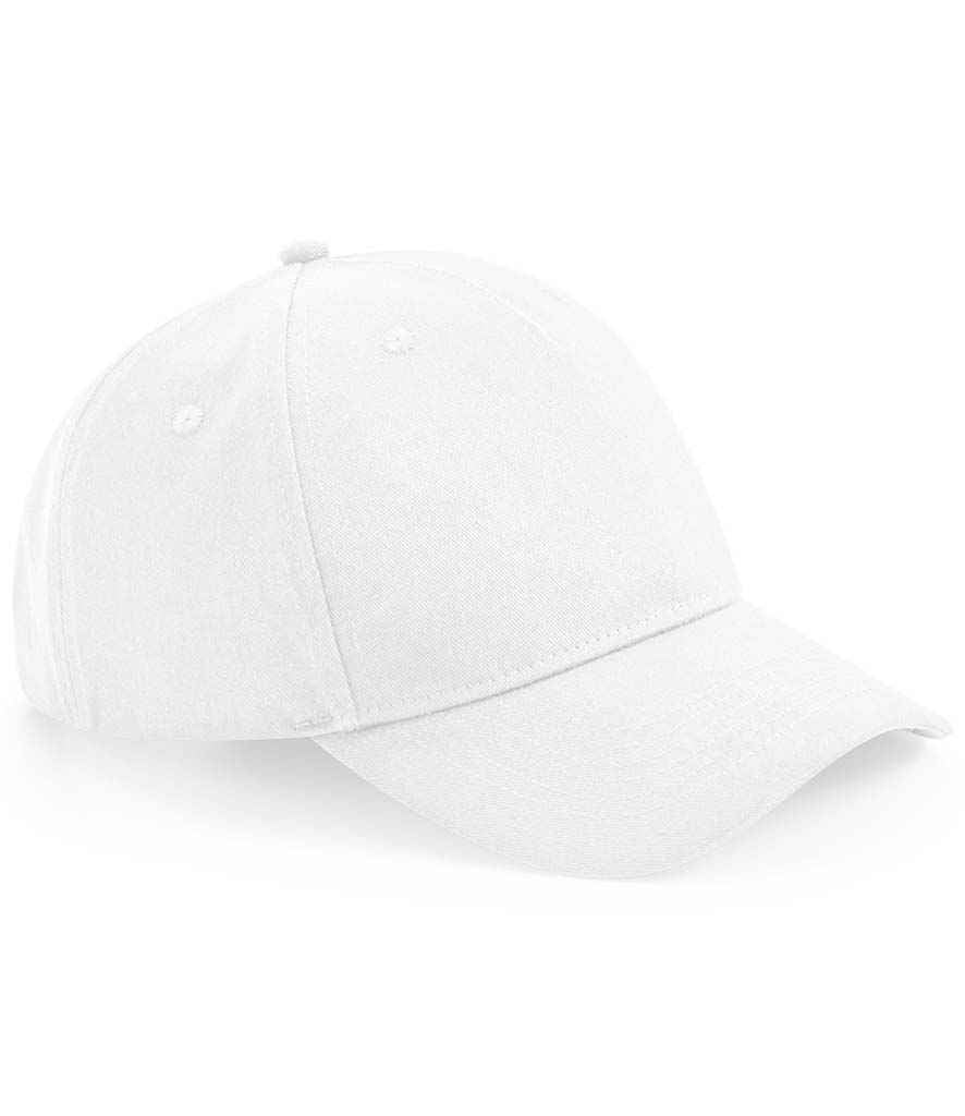 Product image of beechfield organic cotton five panel cap in white