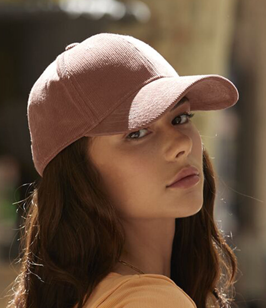 product image beechfield earthaware organic cord cap colour redwood