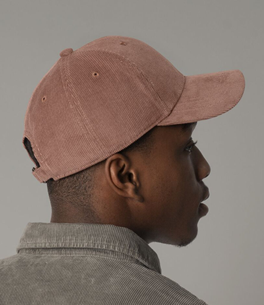 product image beechfield earthaware organic cord cap colour redwood