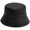 product image of beechfield organic cotton bucket hat in black