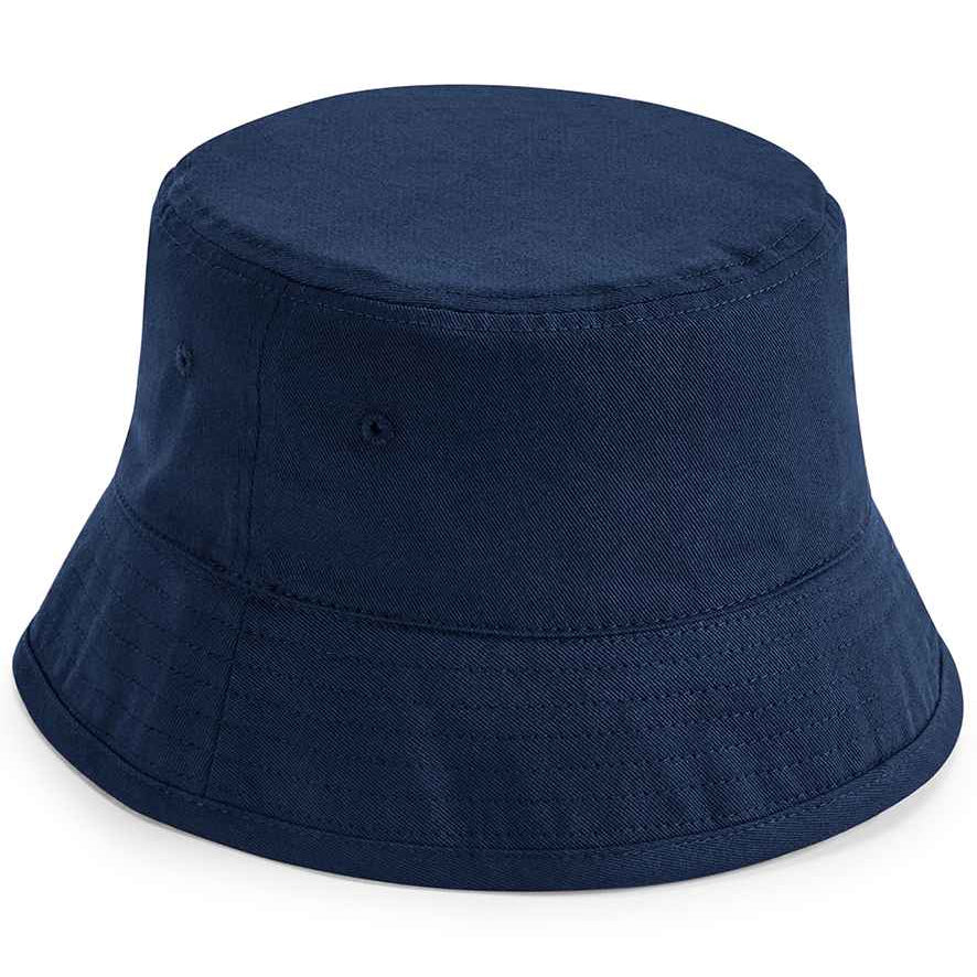product image of beechfield organic cotton bucket hat in navy