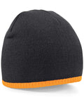 Product Image BB44C Beechfield Two Tone Pull-on Beanie in Black and Fluorescent Orange
