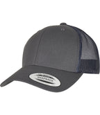 Product Image Flexfit Retro Trucker Two Tone Cap Charcoal and Navy