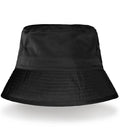 Result Core Recycled Bound Edge Bucket Hat in black on white background