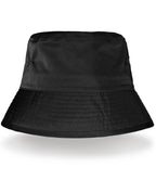 Result Core Recycled Bound Edge Bucket Hat in black on white background
