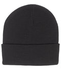 product image of pro rtx beanie in colour black photographed on a white background