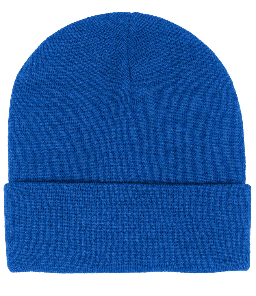 product image of pro rtx beanie in colour royal blue photographed on a white background