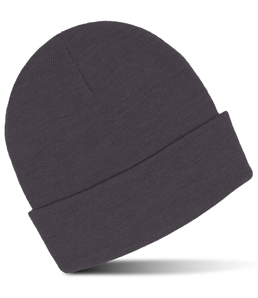 product image of pro rtx beanie in colour solid grey photographed on a white background