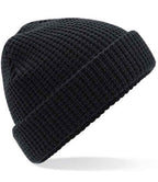 Product Image Beechfield Classic Waffle Knit Beanie Black
