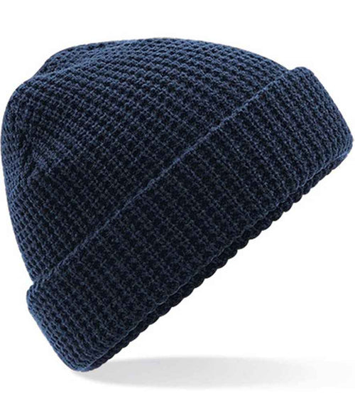 Product Image Beechfield Classic Waffle Knit Beanie French Navy
