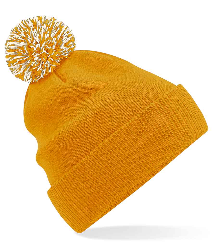 Product Image BB450 Beechfield Snowstar Beanie Mustard and Off White