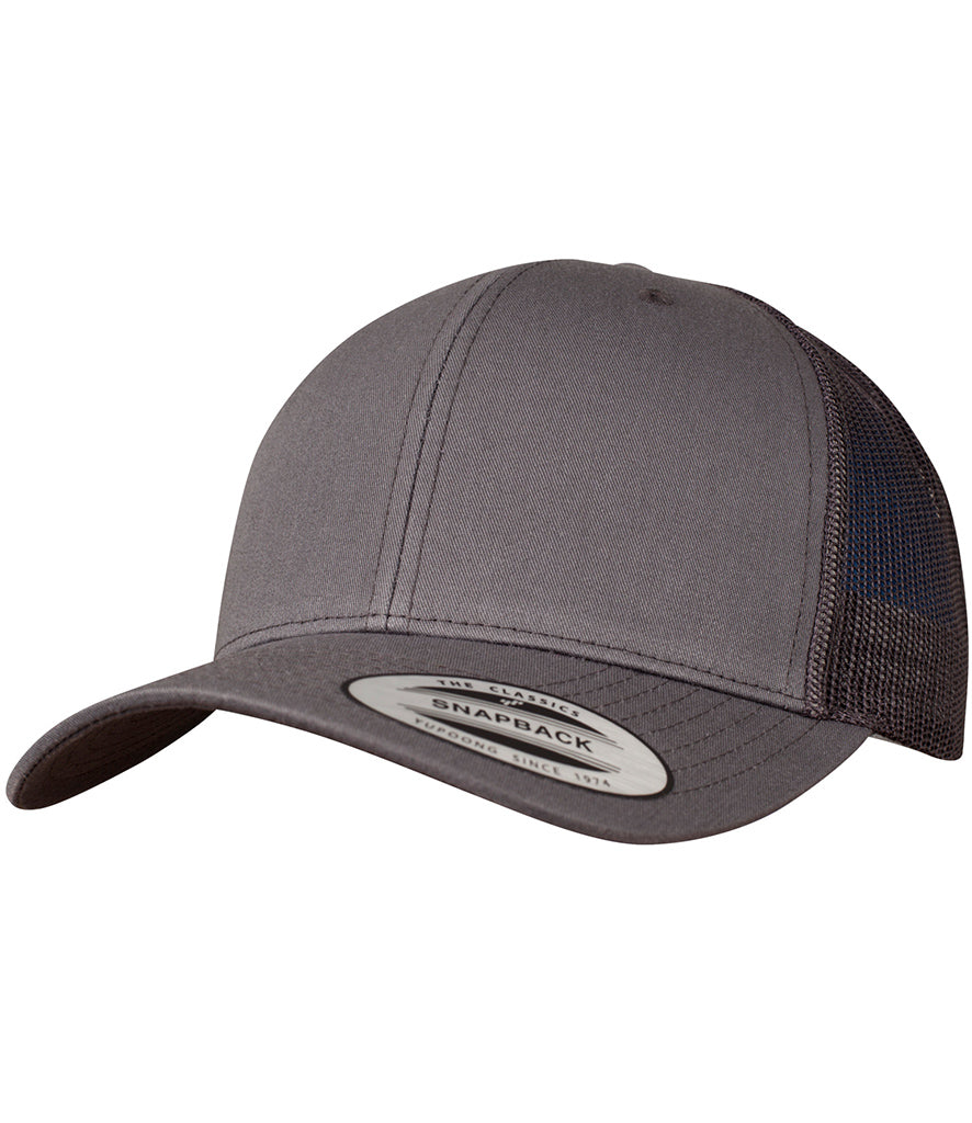 Product Image F6606 Flexfit Retro Trucker Cap in colour dark grey