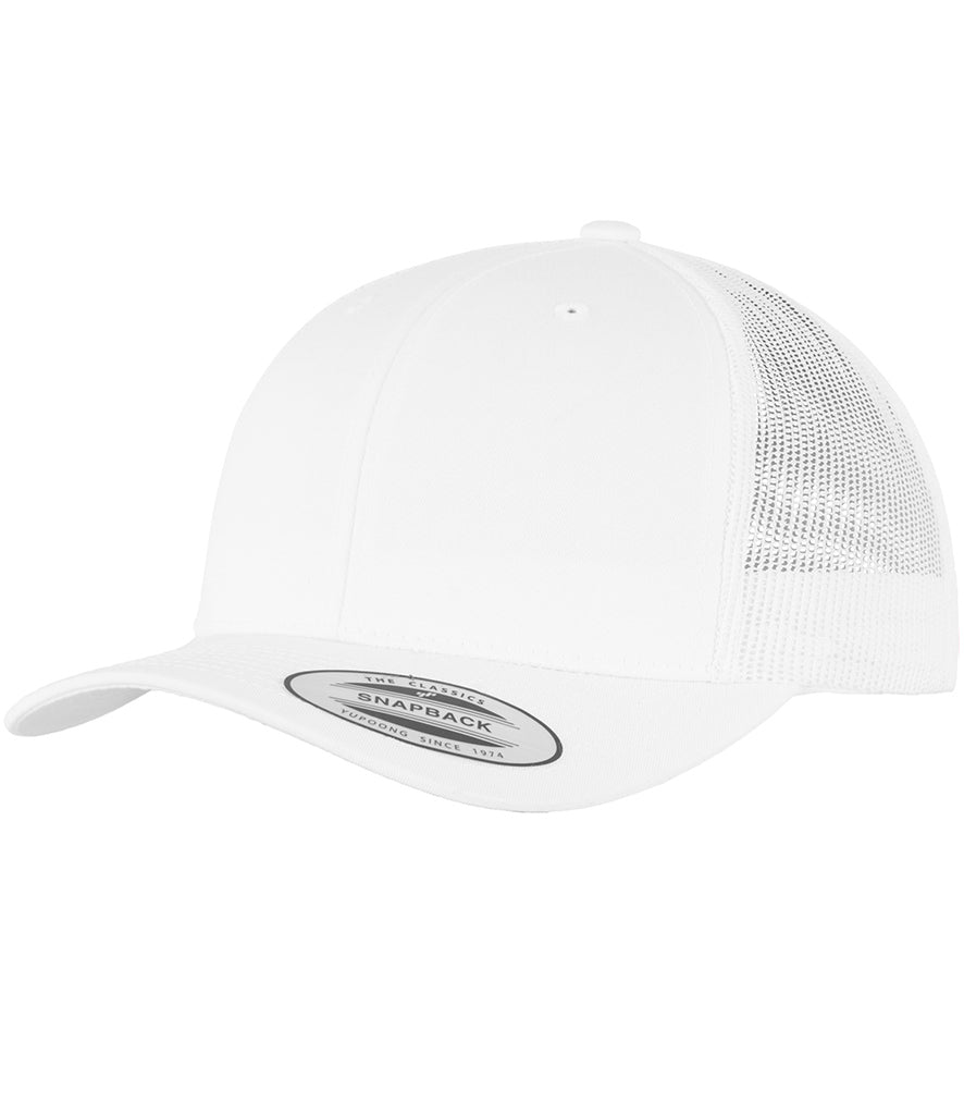 Product Image F6606 Flexfit Retro Trucker Cap in colour white