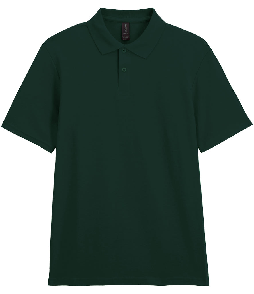 product image gildan soft-style polo-shirt colour forest green