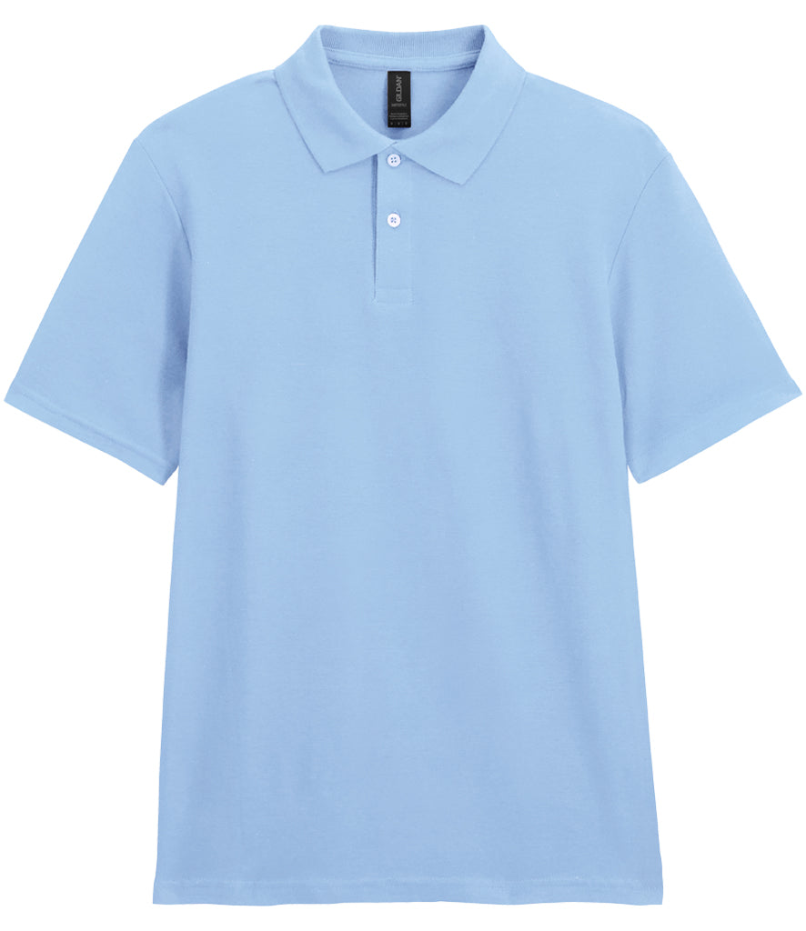 product image gildan soft-style polo-shirt colour light blue
