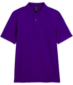 product image gildan soft-style polo-shirt colour purple