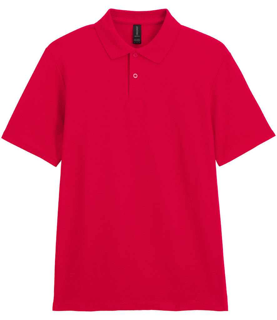 product image gildan soft-style polo-shirt colour red