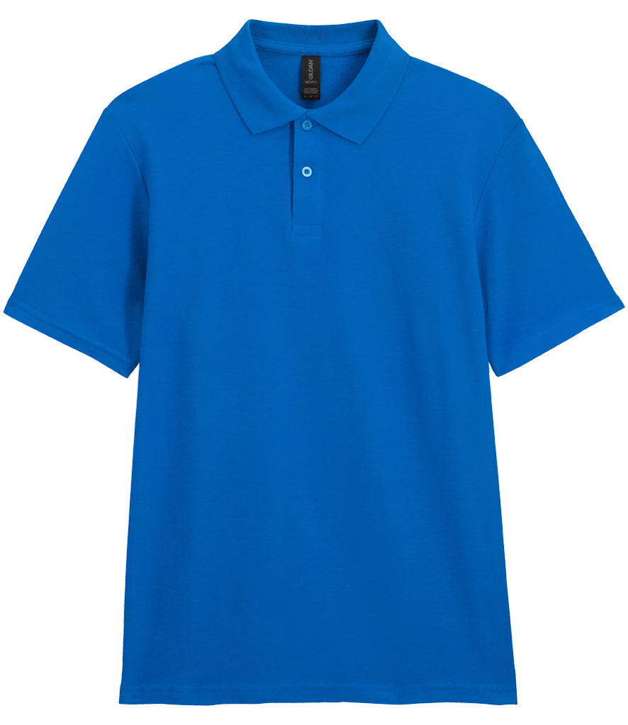 product image gildan soft-style polo-shirt colour royal blue
