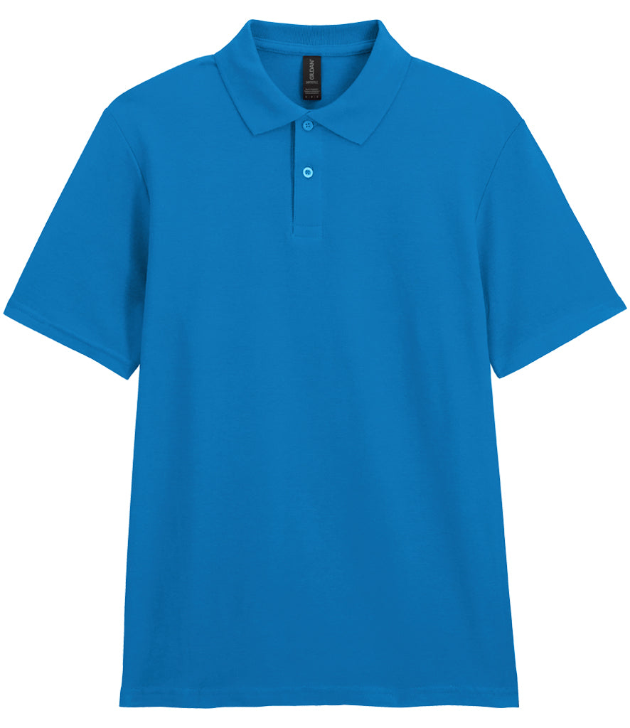 product image gildan soft-style polo-shirt colour sapphire blue