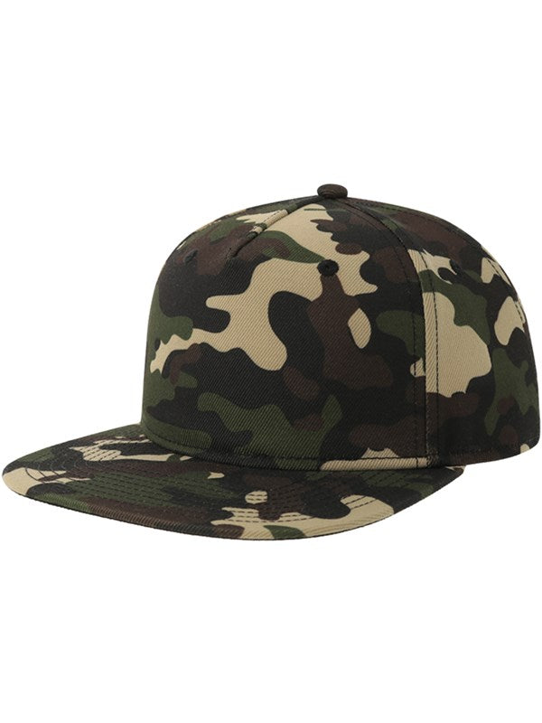 Atlantis Snapback Flat Visor 5 Panel Sustainable Cap