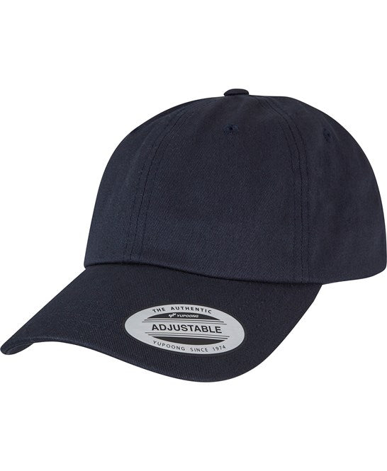 product image of Flexfit Low Profile Cotton Twill Cap in colour dark navy pictured on a white background
