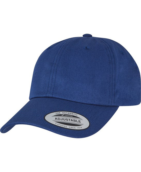 product image of Flexfit Low Profile Cotton Twill Cap in colour sea blue pictured on a white background
